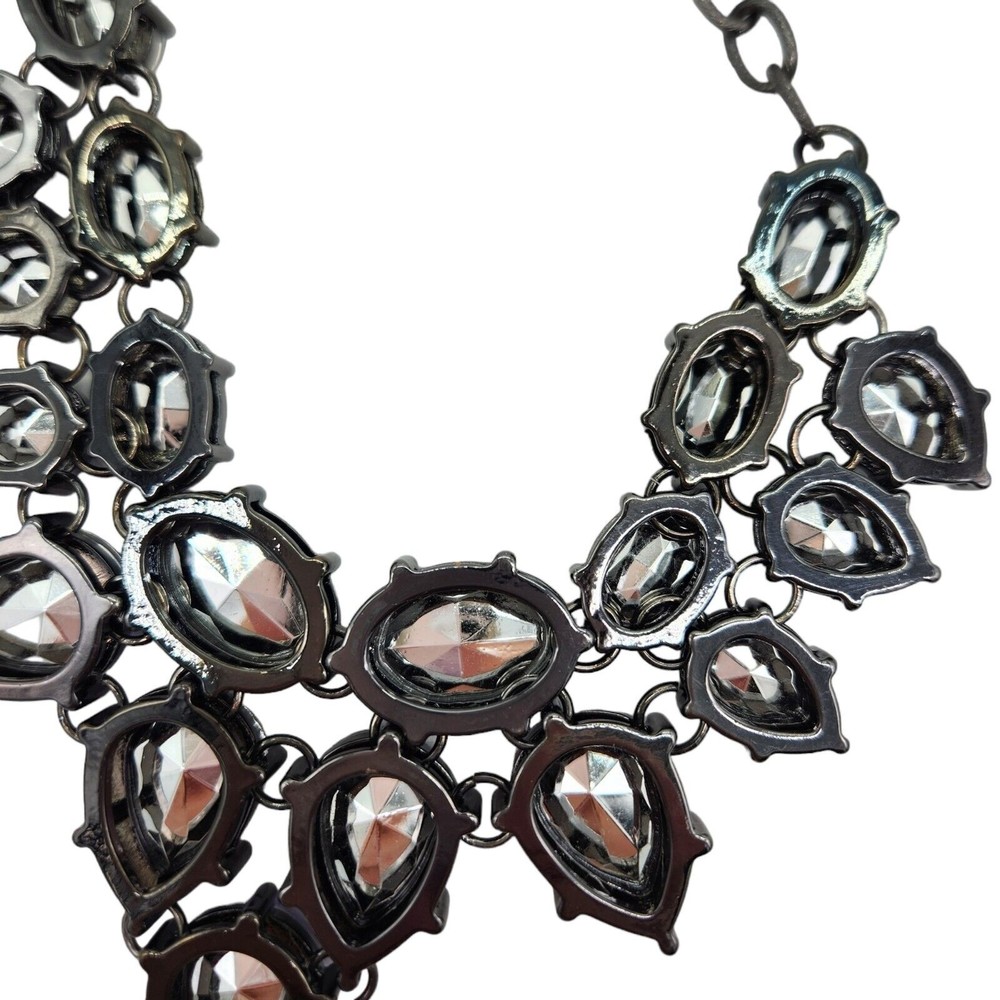 Bling Necklace and Earring Set Real Collectibles by Adrienne Blue Purple - Picture 7 of 11